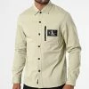 Meilleure vente 🧨 Surchemise 0916 Vert Kaki Clair de Calvin Klein 🎁