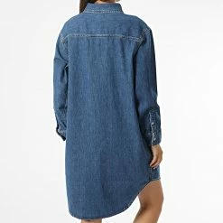 Vente flash 😉 Robe Jean Femme Utility 9340 Denim de Calvin Klein 🤩 -France Calvin Klein Soldes 2024 calvin klein 328744 J20J219340 1BJ 20220808T160651 04
