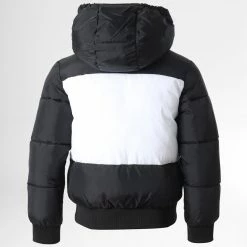 Grosses soldes 💯 Doudoune Capuche Enfant Color Block 1332 Noir Blanc de Calvin Klein 🌟 -France Calvin Klein Soldes 2024 calvin klein 329014 IB0IB01332 BEH 20220801T163304 04