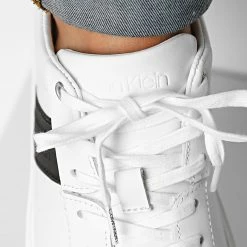 Vente flash 🥰 Baskets Low Top Lace Up Web 0621 Bright White de Calvin Klein 👏 -France Calvin Klein Soldes 2024 calvin klein 329068 HM0HM00621 0K5 20220727T153010 03