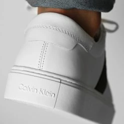 Vente flash 🥰 Baskets Low Top Lace Up Web 0621 Bright White de Calvin Klein 👏 -France Calvin Klein Soldes 2024 calvin klein 329068 HM0HM00621 0K5 20220727T153011 04