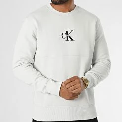 Les meilleures critiques de ⌛ Sweat Crewneck Monologo 0837 Gris de Calvin Klein 👏 -France Calvin Klein Soldes 2024 calvin klein 329702 J30J320837 PRF 20220729T161252 03