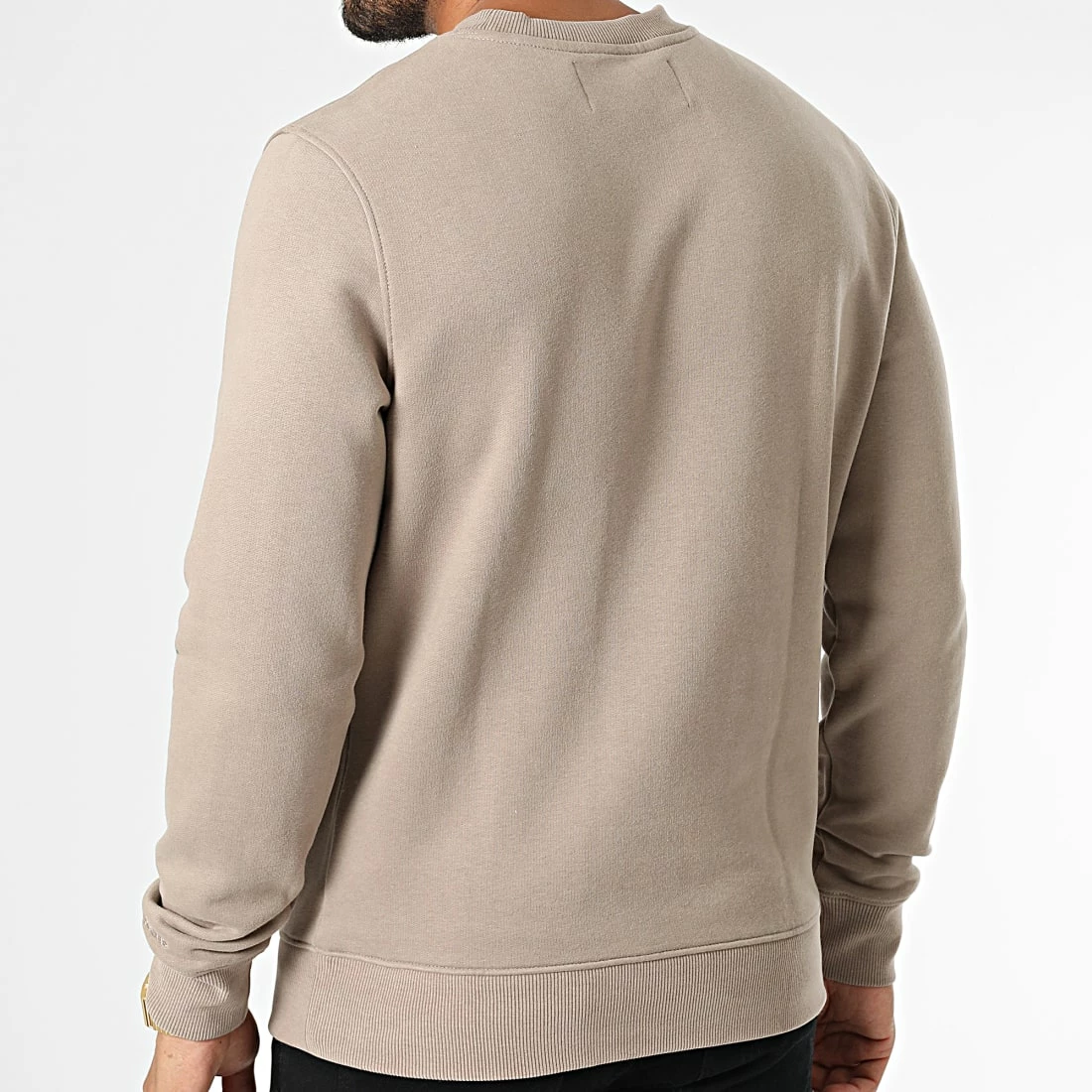 Budget 😀 Sweat Crewneck 1900 Beige de Calvin Klein 🧨 4 Budget 😀 Sweat Crewneck 1900 Beige de Calvin Klein 🧨 – Image 4