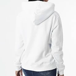 Top 10 ❤️ Sweat Capuche Femme Monologo 8983 Blanc de Calvin Klein 🔥 -France Calvin Klein Soldes 2024 calvin klein 329768 J20J218983 YAF 20220802T160731 04