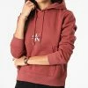Top 10 ⌛ Sweat Capuche Femme Monologo 8983 Rouge Brique de Calvin Klein 🤩