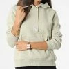 Sortie 😀 Sweat Capuche Femme Monologo 8983 Vert Kaki Clair de Calvin Klein ❤️