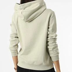 Sortie 😀 Sweat Capuche Femme Monologo 8983 Vert Kaki Clair de Calvin Klein ❤️ -France Calvin Klein Soldes 2024 calvin klein 329771 J20J218983 RB8 20220808T161426 04