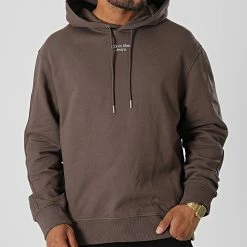 Top 10 🌟 Sweat Capuche Stacked Logo 0604 Marron de Calvin Klein 😉 -France Calvin Klein Soldes 2024 calvin klein 329773 J30J320604 GYN 20220729T161307 03