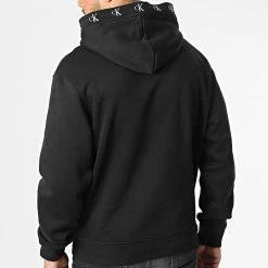 Promo 🤩 Sweat Capuche 1883 Noir de Calvin Klein 👏 -France Calvin Klein Soldes 2024 calvin klein 329803 J30J321883 BEH 20220728T153254 04