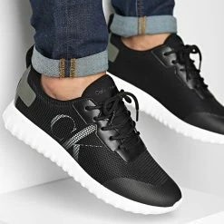 Offres 🔔 Baskets Sporty Runner Eva Slipon Poly 0437 Black de Calvin Klein 🎁