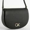 Remise 🔔 Sac A Main Femme Re-Lock Saddle Bag 9871 Noir de Calvin Klein 🔔