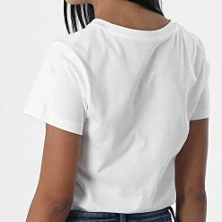 Meilleure vente 👏 Lot De 2 Tee 👚 Shirts Femme 9734 Blanc Rouge de Calvin Klein ✔️ -France Calvin Klein Soldes 2024 calvin klein 329866 J20J219734 XL6 20220802T160825 04