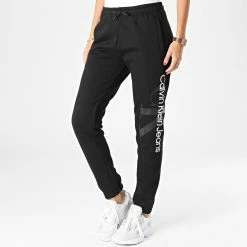 Acheter 🎁 Pantalon Jogging Femme Gradient Monologo 8743 Noir de Calvin Klein 🎉