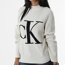 Tout neuf 🧨 Pull Femme Blown Up CK 9777 Beige de Calvin Klein 😍 6 Tout neuf 🧨 Pull Femme Blown Up CK 9777 Beige de Calvin Klein 😍 -France Calvin Klein Soldes 2024 calvin klein 329873 J20J219777 ACF 20220802T160713 03