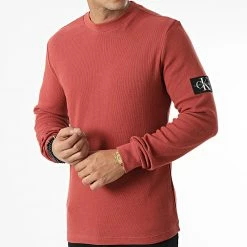 Top 10 ❤️ Sweat Crewneck Monogram Badge Waffle 6610 Rouge Brique de Calvin Klein ⌛ 6 Top 10 ❤️ Sweat Crewneck Monogram Badge Waffle 6610 Rouge Brique de Calvin Klein ⌛ -France Calvin Klein Soldes 2024 calvin klein 330581 J30J316610 XLN 20220805T145740 03