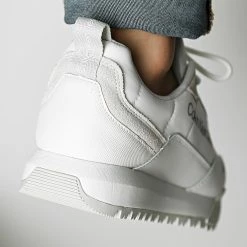 Remise ⭐ Baskets Toothy Runner Laceup 0509 Bright White de Calvin Klein 🌟 -France Calvin Klein Soldes 2024 calvin klein 330601 YM0YM00509 YAF 20221117T100556 04