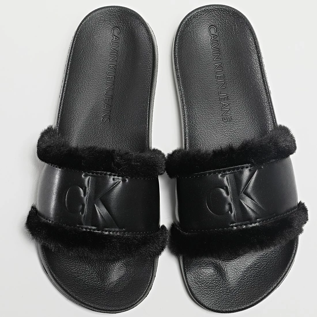 Meilleure vente 😀 Claquettes Femme Slide 0754 Noir de Calvin Klein 👍 4 Meilleure vente 😀 Claquettes Femme Slide 0754 Noir de Calvin Klein 👍 – Image 4