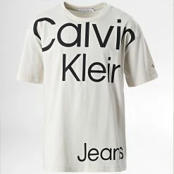 Les meilleures critiques de 🌟 Tee 👕 Shirt Enfant Bold Institutional Logo 1461 Beige de Calvin Klein 🛒