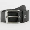 Bon marché 🧨 Ceinture Round Classic 9889 Noir de Calvin Klein ⭐