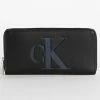 Offres 🥰 Portefeuille Femme Sculpted Mono 0093 Noir de Calvin Klein 🧨