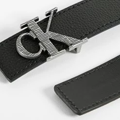 Budget 🔔 Ceinture Femme Mono Hardware 0110 Noir de Calvin Klein 💯 -France Calvin Klein Soldes 2024 calvin klein 330659 K60K610110 BDS 20220811T162459 02