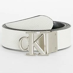 Meilleure vente 😀 Ceinture Réversible Femme Round Mono Plaque 0111 Noir de Calvin Klein 🔔 -France Calvin Klein Soldes 2024 calvin klein 330660 K60K610111 0F5 20220811T161641 03