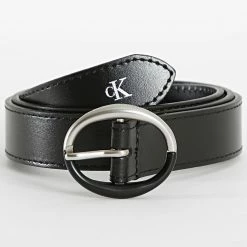 Grosses soldes 😍 Ceinture Femme Round Classic 0115 Noir de Calvin Klein ⭐