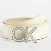 Meilleure affaire 🔥 Ceinture Femme Re-Lock Saff 9982 Beige de Calvin Klein 🤩