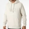 Offres ⌛ Sweat Capuche Distorted Logo 0075 Beige de Calvin Klein ✨