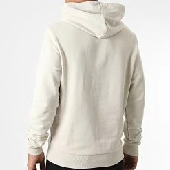 Offres ⌛ Sweat Capuche Distorted Logo 0075 Beige de Calvin Klein ✨ -France Calvin Klein Soldes 2024 calvin klein 330697 K10K110075 ACE 20220805T150031 04