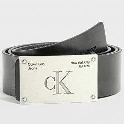 Meilleur prix 🔥 Ceinture Réversible Studded Plaque 9887 Noir de Calvin Klein 😉 -France Calvin Klein Soldes 2024 calvin klein 330762 K50K509887 0GP 20220811T162433 03