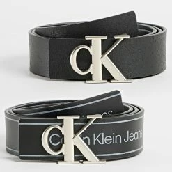 Les meilleures critiques de ✨ Ceinture Mono Hardware Institutional 9885 Noir de Calvin Klein ✔️
