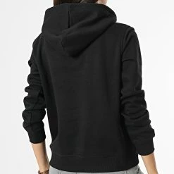 Vente flash 🛒 Sweat Capuche Femme 8983 Noir de Calvin Klein ⭐ -France Calvin Klein Soldes 2024 calvin klein 331188 J20J218983 BEH 20220819T140402 04