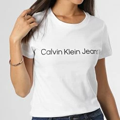 Budget 👏 Lot De 2 Tee 👕 Shirts Femme 6466 Blanc Beige de Calvin Klein 💯 7 Budget 👏 Lot De 2 Tee 👕 Shirts Femme 6466 Blanc Beige de Calvin Klein 💯 -France Calvin Klein Soldes 2024 calvin klein 331190 J20J216466 GV7 20220819T140216 03