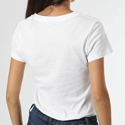 Sortie 😉 Lot De 2 Tee 👕 Shirts Femme 6466 Blanc Gris de Calvin Klein 🥰 -France Calvin Klein Soldes 2024 calvin klein 331191 J20J216466 PRF 20220819T140233 05