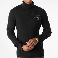 Le moins cher ⌛ Pull Col Roulé Monologo Rib 2202 Noir de Calvin Klein 🔔 6 Le moins cher ⌛ Pull Col Roulé Monologo Rib 2202 Noir de Calvin Klein 🔔 -France Calvin Klein Soldes 2024 calvin klein 331197 J30J322202 BEH 20220810T155208 03