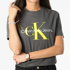 Les meilleures critiques de ⌛ Tee 👕 Shirt Femme 0806 Gris Anthracite de Calvin Klein ✨