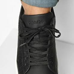 Meilleure affaire 👍 Baskets Low Top Lace Up Mono 0880 Black Mono de Calvin Klein 🎉 -France Calvin Klein Soldes 2024 calvin klein 331318 HM0HM00880 0GJ 20220808T154835 03