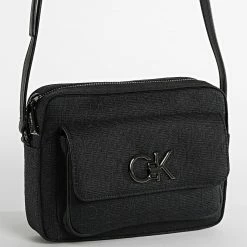 Coupon 😍 Sac A Main Femme Re-Lock Camera Bag 9685 Noir de Calvin Klein 👍