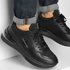 Budget ⭐ Baskets Sporty Runner Comfair 0421 Triple Black de Calvin Klein 💯