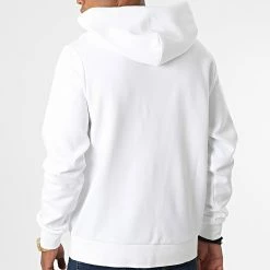 Coupon 😉 Sweat Capuche Micro Logo Repreve 9927 Blanc de Calvin Klein 🧨 -France Calvin Klein Soldes 2024 calvin klein 331721 K10K109927 YAF 20220811T151136 04