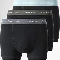 Meilleur prix 🧨 Lot De 3 Boxers U2662G Noir de Calvin Klein 🎁