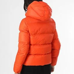 Offres 🎁 Doudoune Capuche Femme 9819 Orange de Calvin Klein 🎁 -France Calvin Klein Soldes 2024 calvin klein 331955 J20J219819 S04 20220901T154802 04