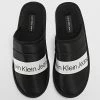 Coupon 🤩 Chaussons Home Slide 0528 Noir de Calvin Klein ✔️
