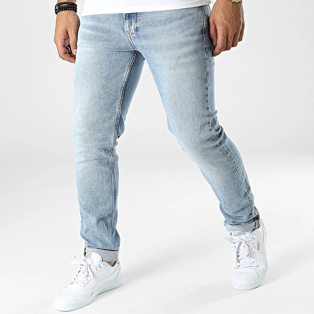 Promo 🧨 Jean Slim Taper 2298 Bleu Denim de Calvin Klein 😀 1 Promo 🧨 Jean Slim Taper 2298 Bleu Denim de Calvin Klein 😀