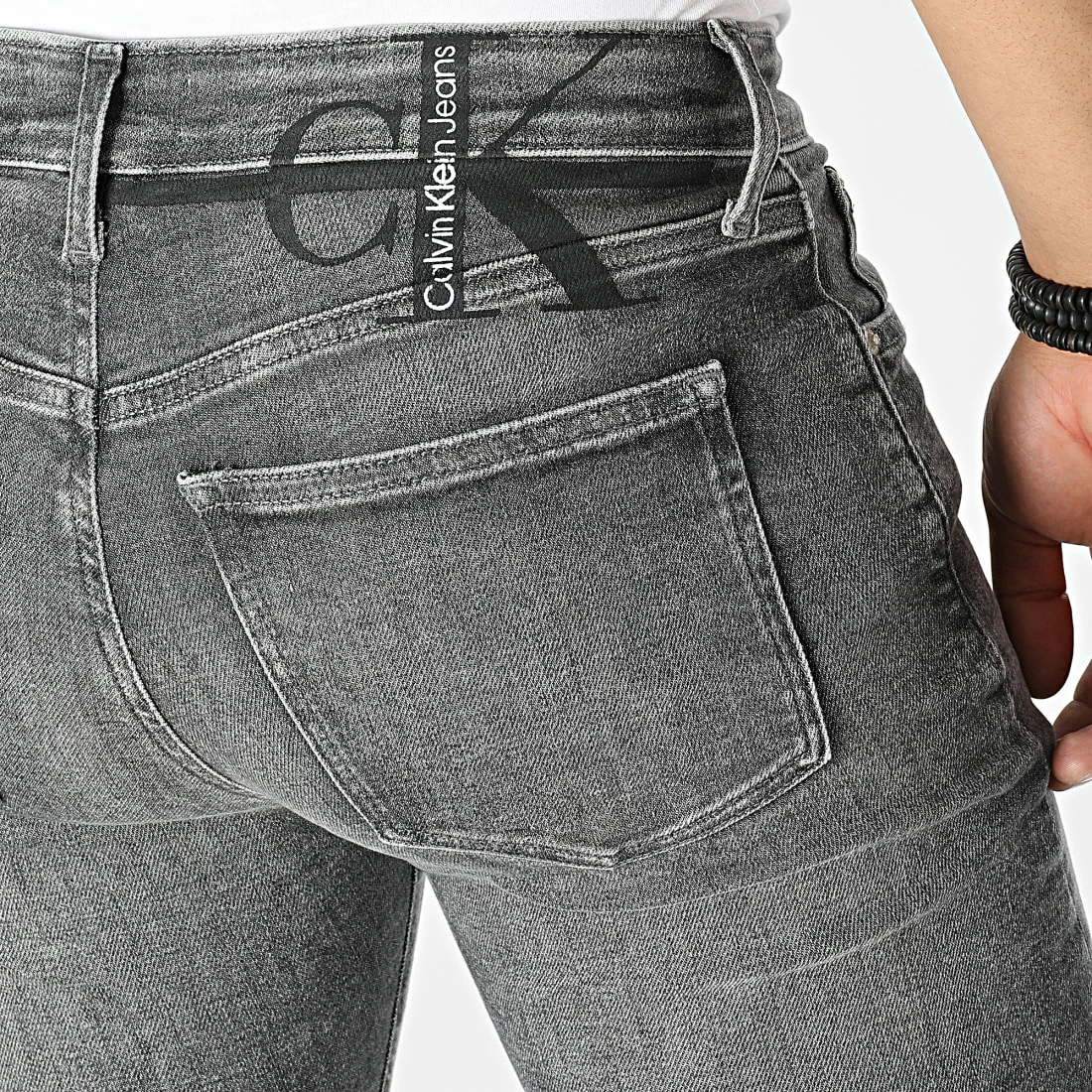 Nouveau ⌛ Jean Skinny 1447 Gris Anthracite de Calvin Klein 🥰 2 Nouveau ⌛ Jean Skinny 1447 Gris Anthracite de Calvin Klein 🥰 – Image 2