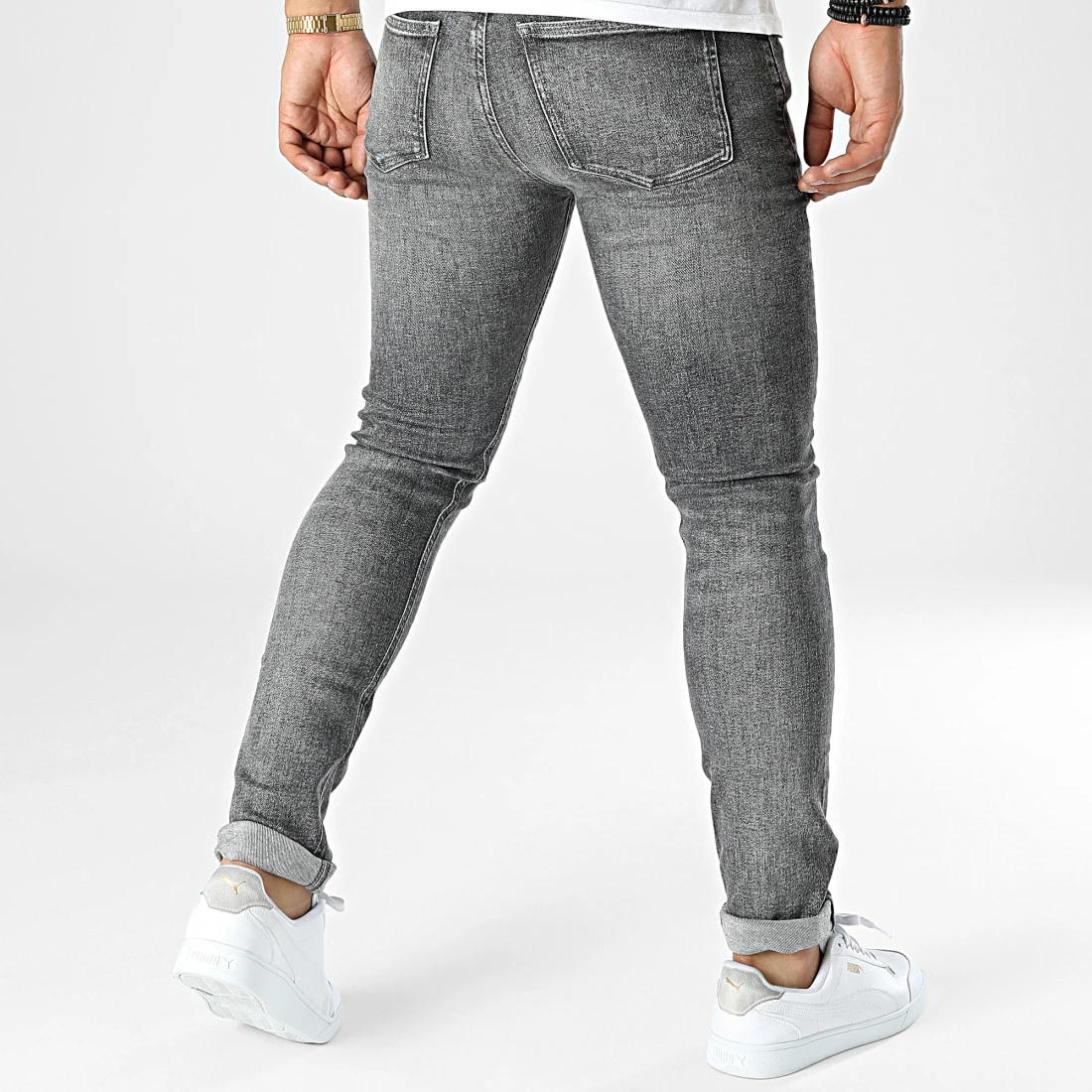 Nouveau ⌛ Jean Skinny 1447 Gris Anthracite de Calvin Klein 🥰 4 Nouveau ⌛ Jean Skinny 1447 Gris Anthracite de Calvin Klein 🥰 – Image 4
