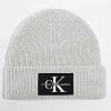 Meilleur prix ⭐ Bonnet Monologo Patch 6242 Gris Chiné de Calvin Klein 👍