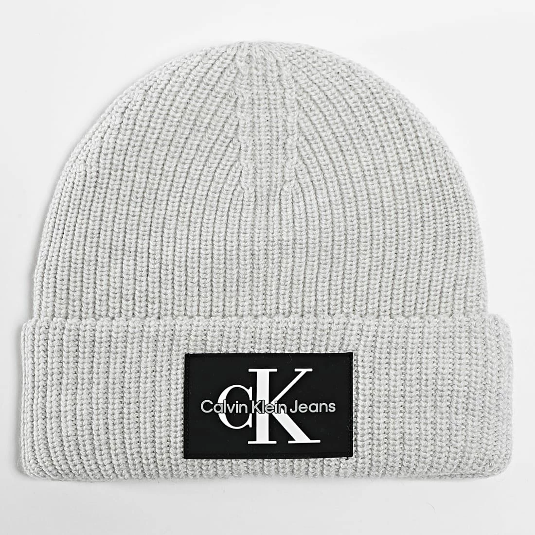 Meilleur prix ⭐ Bonnet Monologo Patch 6242 Gris Chiné de Calvin Klein 👍 1 Meilleur prix ⭐ Bonnet Monologo Patch 6242 Gris Chiné de Calvin Klein 👍