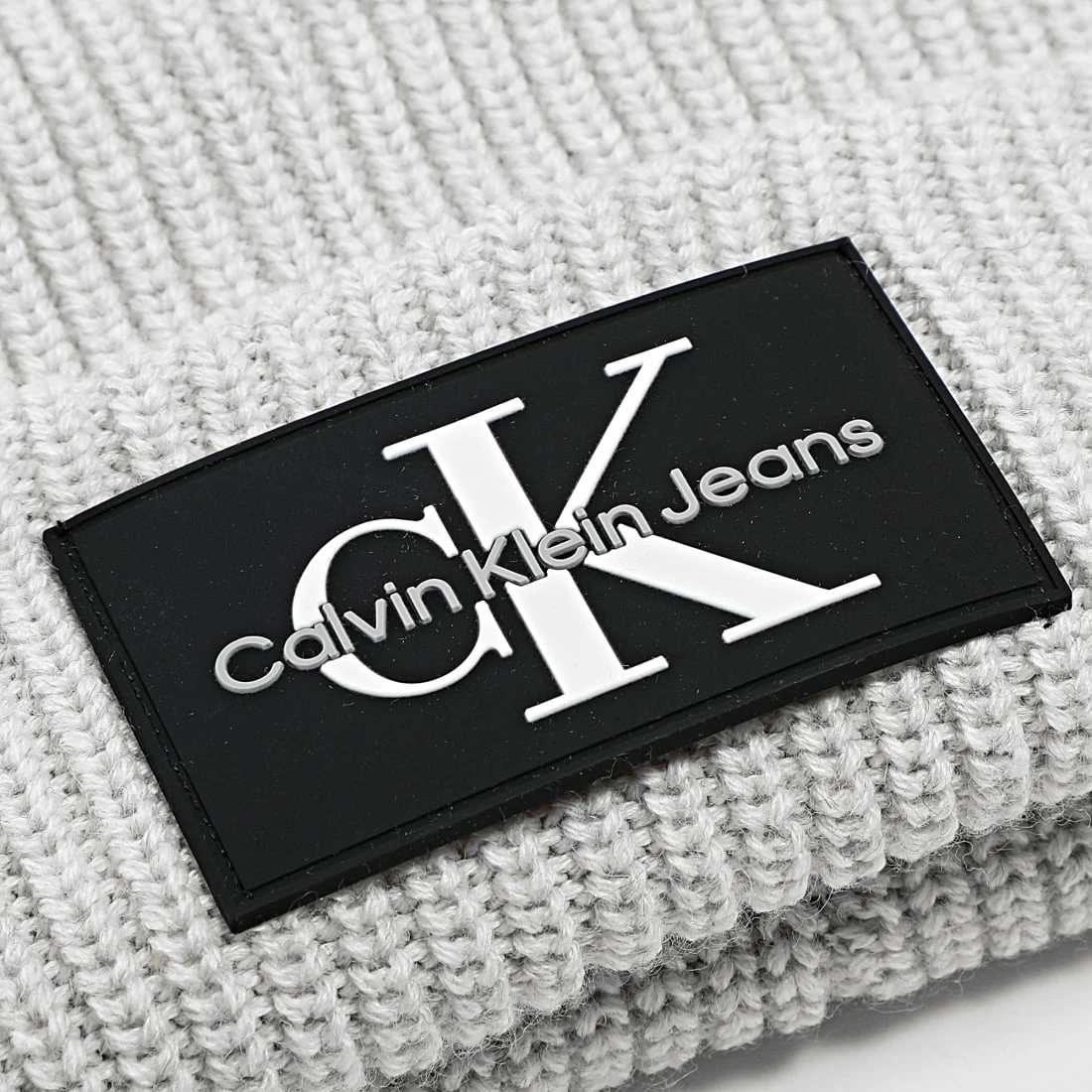 Meilleur prix ⭐ Bonnet Monologo Patch 6242 Gris Chiné de Calvin Klein 👍 2 Meilleur prix ⭐ Bonnet Monologo Patch 6242 Gris Chiné de Calvin Klein 👍 – Image 2